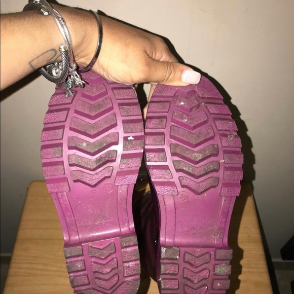 Burberry Ombre Raspberry Rain Boots/Booties - Picture 5 of 6